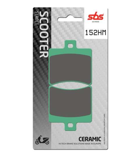 JUEGO PASTILLAS FRENO APRILIA DITECH 50, SCARABEO 125, - SBS - R: P152HM