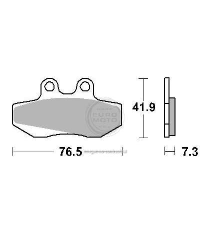 JUEGO PASTILLAS FRENO RIEJU MRX 50 02 - SBS - R: P148HF