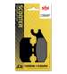 JUEGO PASTILLAS FRENO SUZUKI BURGMAN 125 07 - SBS - R: P196HF