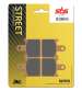 JUEGO PASTILLAS FRENO " SINTER " KAWASAKI Z R 750 11 NECESARIOS 2 JUEGOS - SBS - R: P838HS
