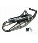 TUBO DE ESCAPE PIAGGIO SCOOTER 50 COLA NEGRO ANODIZADO " R " YASUNI R: TUB420B