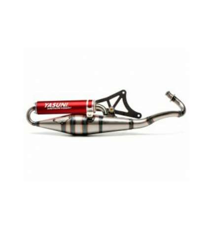 TUBO DE ESCAPE PIAGGIO SCOOTER 50 COLA ROJA " R " YASUNI R: TUB420R