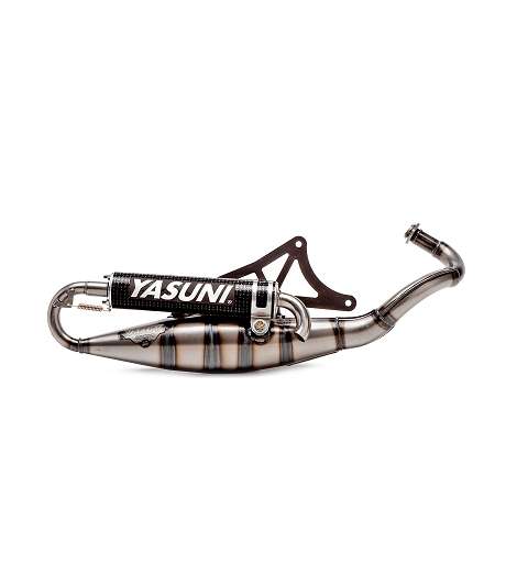 TUBO DE ESCAPE PIAGGIO SCOOTER 50 COLA CARBONO " R " YASUNI R: TUB420C