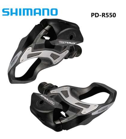 JUEGO PEDALES R550 NEGRO CARRETERA SHIMANO R: PDR550L
