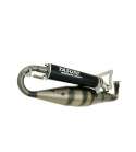 TUBO DE ESCAPE MINARELLI HORIZONTAL CARRERA 16 COLA NEGRO ANONIZADO R: TUB906B