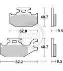 JUEGO PASTILLAS FRENO SUZUKI BURGMAN 125 07 SBS R: P196HF