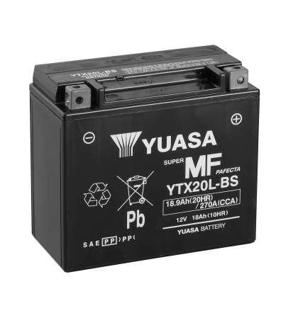 BATERIA YTX20L BS ( CON ÁCIDO ) " HARLEY DAVIDSON " YUASA R:0620391Y