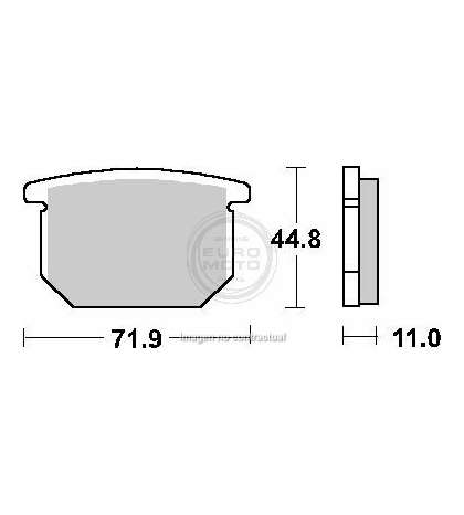 JUEGO PASTILLAS FRENO SUZUKI GS 650 KATANA 85/16 - SBS - R: P534HF