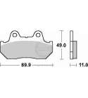 JUEGO PASTILLAS FRENO HONDA CB 400 82 SBS R: P542HF