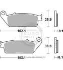 JUEGO PASTILLAS FRENO HONDA CB F HORNET 600 98//14 KYMCO VENOX 250 00/10 SBS R: P627HF