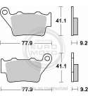 JUEGO PASTILLAS FRENO KTM EXC 125 98/03 SBS R: P675HF