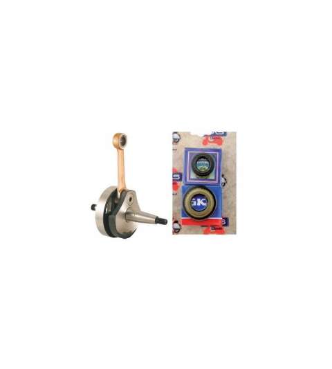 CIGUEÑAL VESPA PK 125 + RODAMIENTOS Y RETENES RMS R: 100010250+100200830