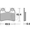 JUEGO PASTILLAS FRENO BETAMOTOR 250 09 SBS R: P802HF