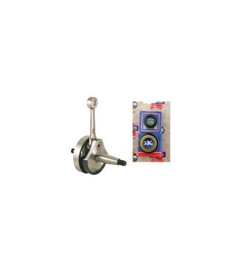 CIGUEÑAL VESPA PK 50 / 125 XL + RODAMIENTOS Y RETENES PULIDO CONO GRUESO RMS R: 100030310+100200820