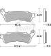 JUEGO PASTILLAS FRENO " SINTER " HONDA CB F HORNET 600 07/14 - SBS- R: P828HS