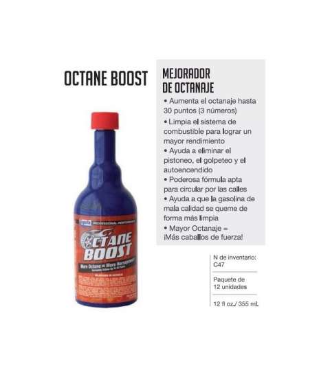 BOTE AUMENTADOR DE OCTANOS EN 3 PUNTOS CYCLO R: C 47
