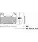 JUEGO PASTILLAS FRENO DELANTERAS " DUAL CARBONO " SUZUKI GSX R 600 06/07 - SBS - R: P806DC