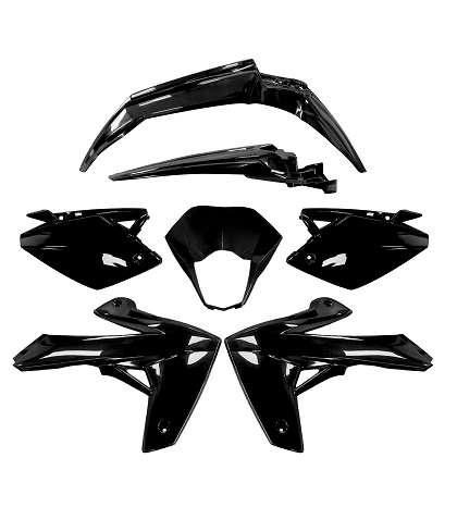 KIT DE CARENADOS RIEJU MRT 50 NEGRO ( 7 PIEZAS ) 09/18 TNT R: 352000