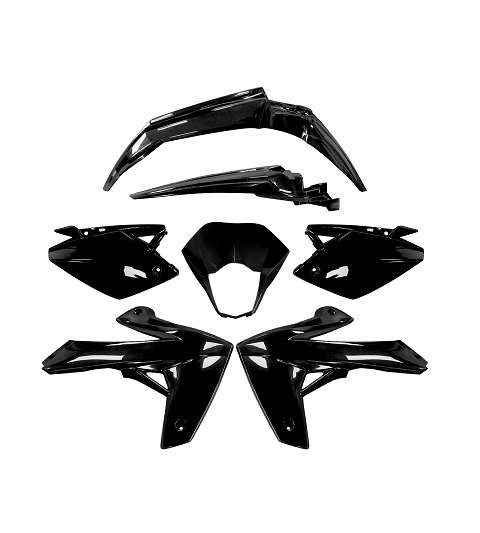 KIT DE CARENADOS RIEJU MRT 50 NEGRO ( 7 PIEZAS ) 09/18 TNT R: 352000