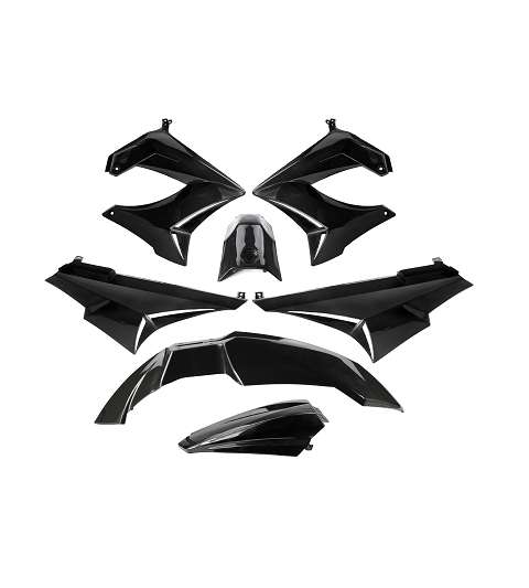 KIT DE CARENADOS DERBI SENDA DRD 02/05 X- RACE X-TREME NEGRO ( 7 PIEZAS ) TNT R: 350000