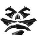 KIT DE CARENADOS DERBI SENDA DRD 02/05 X- RACE X-TREME 04/08 NEGRO ( 7 PIEZAS ) TNT R: 350000
