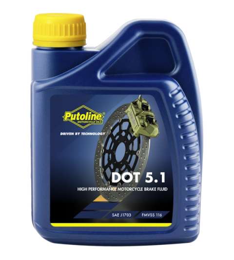 LIQUIDO DE FRENOS 500 ML. DOT 5.1 PUTOLINE R: 74043