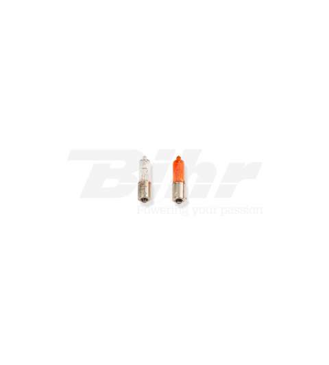 LAMPARA 12 V. 21 W. BALLONETA NARANJA ( PITONES DESCENTRADOS ) R: L779