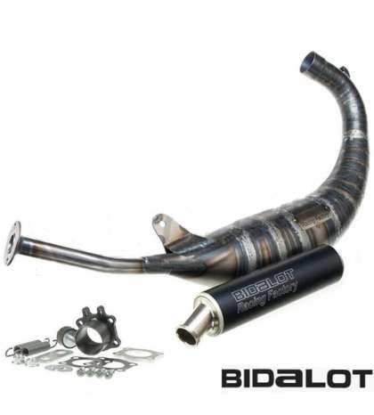 TUBO DE ESCAPE RACING FACTORY WR 90/96 CC. MINARELLI AM 6 BIDALOT R: 15000969