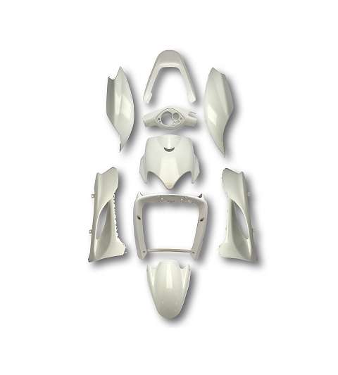 KIT COMPLETO DE CARENADOS 8 PIEZAS BLANCO YAMAHA JOG RR R: 366867