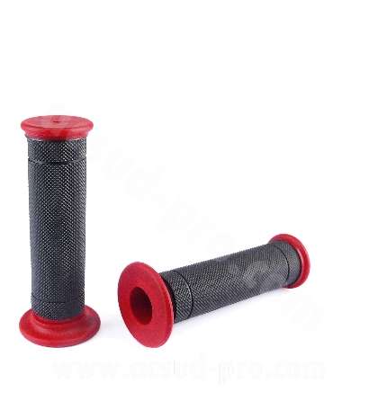 JUEGO DE PUÑOS MOTO NEGRO/ROJO - NOEND - R: 344222