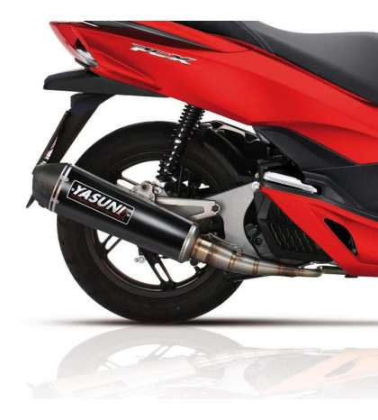 ESCAPE YASUNI BLACK CARBON HONDA PCX 125 12-15 4T R: TUB653BC