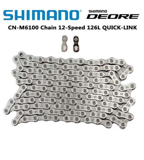 CADENA DEORE M6100 12 V. 126 Q. SHIMANO R: CNM6100126Q