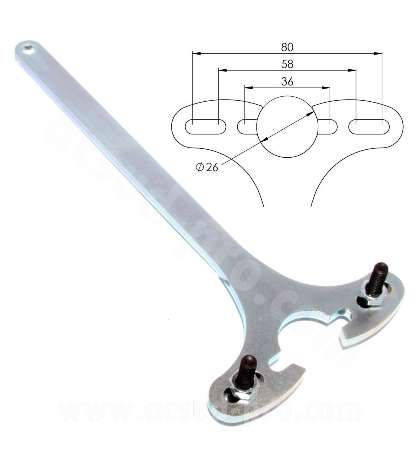 HERRAMIENTA BLOQUEADORA ROTOR INTERNO / EXTERNO IGNICIÓN UNIVERSAL SCOOTER MOTOCICLETA / PEUGEOT / DERBI / AM6 R: 540505M