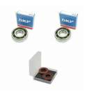 KIT DE RODAMIENTOS CIGUEÑAL (6204 TN9 C4) + RETENES DE VITÓN DERBI SENDA / GPR (MOTOR EURO 2 / EURO 3) SKF R: VDSK