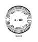 JUEGO ZAPATAS FRENO TRASERO MOBYLETTE AGPA R: M 232