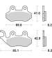 JUEGO PASTILLAS PEUGEOT TWEET 125 / SYM 125 R: P140HF