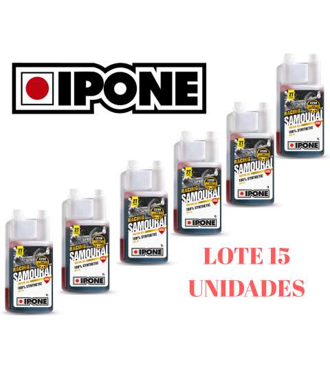 CAJA ( 15 UNIDADES ) ACEITE 100% SINTÉTICO 2 T. SAMOURAI FRESA IPONE R: 15IPSA