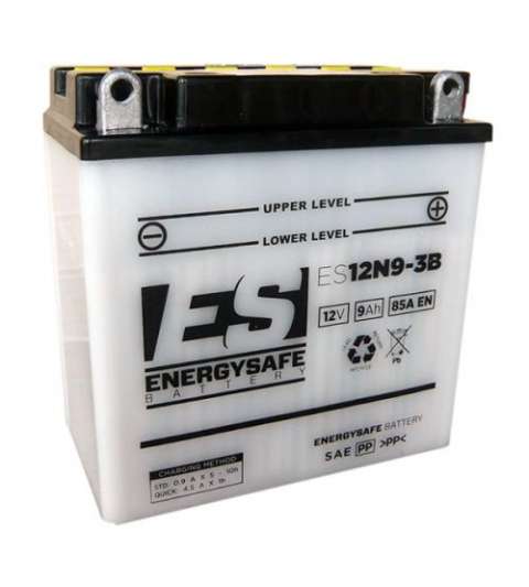 BATERIA 12N9 3B ( CON ÁCIDO ) ENERGYSAFE R: 0680933