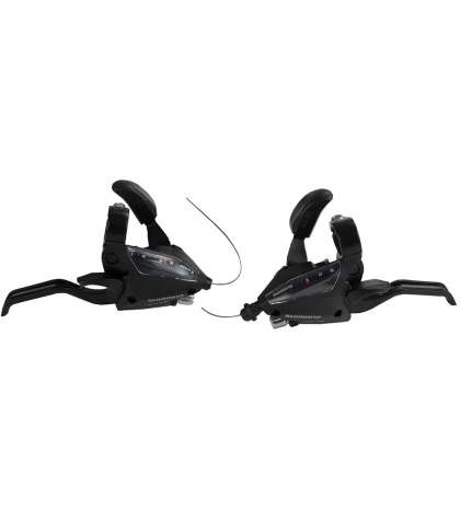 MANDOS FRENO / CAMBIO EF500-2A 3 X 8 V. FRENO V.BRAKE NEGRO SP 41 SHIMANO R: STEF5002PV8A3