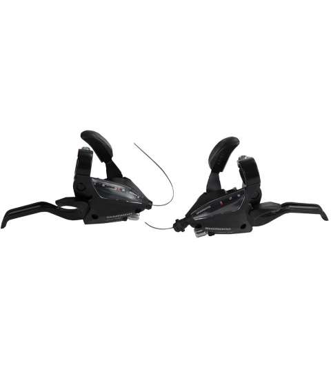 MANDOS FRENO / CAMBIO EF500-2A 3 X 8 V. FRENO V.BRAKE NEGRO SP 41 SHIMANO R: STEF5002PV8A3