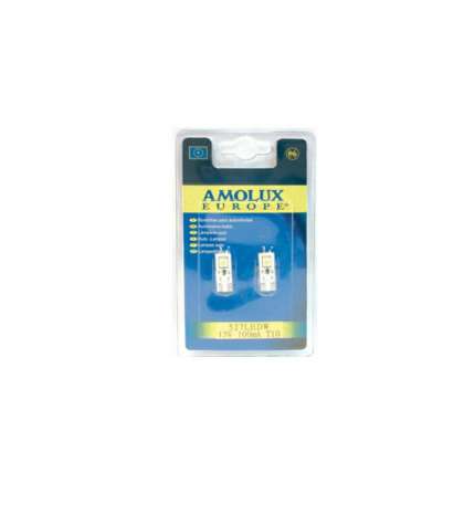 LAMPARA 527LED 3E LEDS ELECTRONIC CAN-BUS T-10 WEDGE - AMOLUX - R: 527LED3E