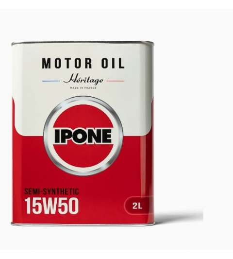 ACEITE HERITAGE IPONE 15 W 50 ( 2 LITROS ) SEMI SINTÉTICO 4 TIEMPOS R: S28146B