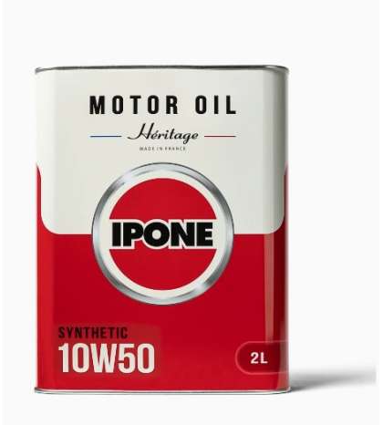 ACEITE HERITAGE IPONE 10 W 50 ( 2 LITROS ) 100% SÍNTETICO 4 T. RACEITE HERITAGE IPONE 10 W 50 (2L) 100% SÍNTESIS 4 T. R: S28146A