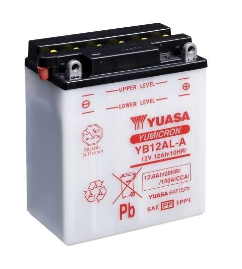 BATERIA YB12AL A ( SIN ACÍDO ) YUASA R: 0612400Y
