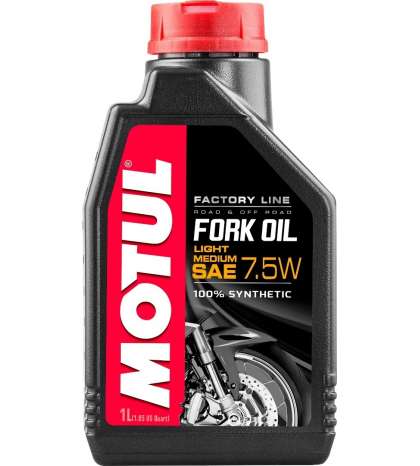 MOTUL FACTORY LINE LIGHT/MEDIUM 7.5W 1 LITRO ACEITE DE HORQUILLA
