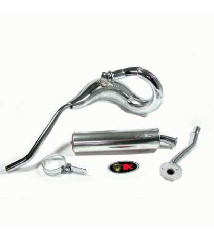 TUBO DE ESCAPE DERBI SENDA 6 V CROMADO TURBO KIT R: 10523C