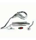 TUBO DE ESCAPE DERBI SENDA 6 V CROMADO TURBO KIT R: 10523C