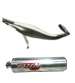 TUBO DE ESCAPE APRILIA SR 50 MOTOR PIAGGIO RACING CROMADO JAZEN R: EAJA