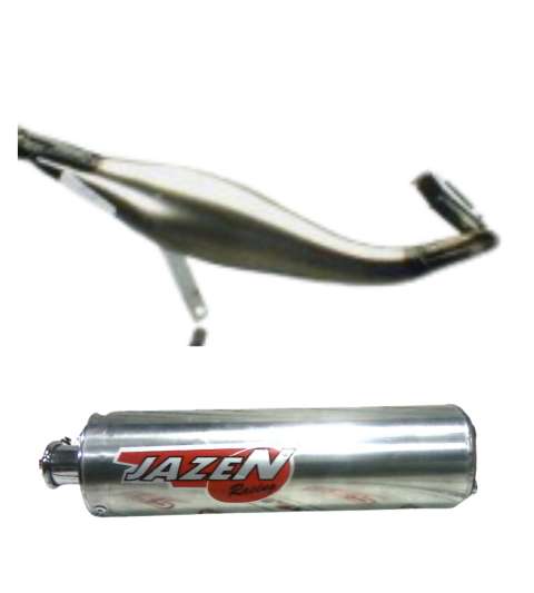 TUBO DE ESCAPE APRILIA SR 50 MOTOR PIAGGIO RACING CROMADO JAZEN R: EAJA