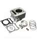 CILINDRO SUZUKI GS / GN / DR 150 C.C. 4 T. ALUMINIO ( MOTOR TIPO 157FMI ) EJES 14 MM. R: 030331A